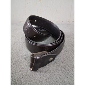 Suitsupply Belt Mens‎ 38 Black Real Leather No Buckle A14110 Everyday